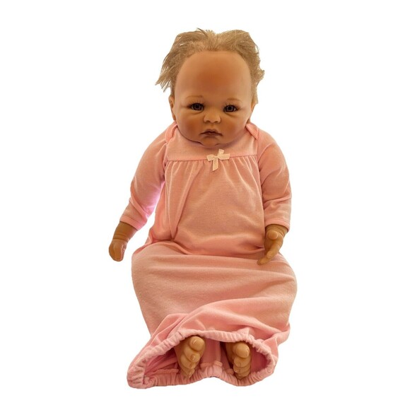 Ashton Drake Linda Murray Baby Doll 19 Weighted Realistic Violet